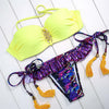 BANDEA push up swimsuit women swimwear brazilian bikini set print bathing suit halter top bikinis women 2019 biquini mujer