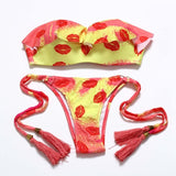 BANDEA push up swimsuit women swimwear brazilian bikini set print bathing suit halter top bikinis women 2019 biquini mujer