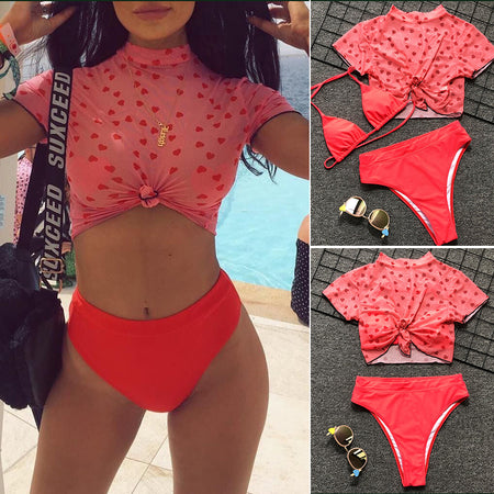 2019 New Bikini Top Handmade Crochet Women Boho Beach Bralette Solid Halter Knitted Swimsuit Brazilian Bikinis Bathing Suit Top