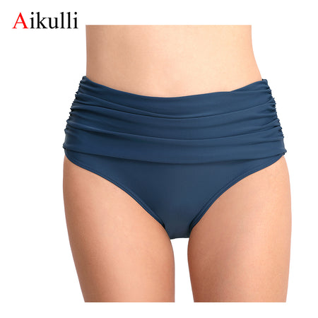 2019 Hot Women Triangular Trunks Bikini Set Bottom Swimwear Cheeky Thong V Swim Trunks Sexy Women Beachwear Solid Black S-XL