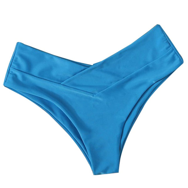 Black Bikini Panty For Women Swim Bottom Sexy Low Waist Bikini Bottom