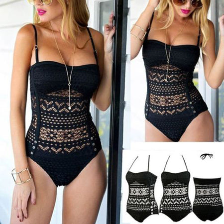 Peachtan Sexy high cut bodysuit bikini 2020 Solid white swimsuit one piece monokini Ruffle swimwear women bathers bathing suit