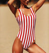 Sexy Printing Floral One Piece Swimsuit Women Monokini Backless V-neck Push Up Padded Bikini Swimsuit Swimwear Bathing Suit