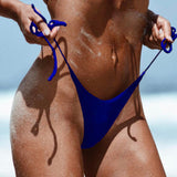 Meihuida Sexy Womens e Push-Up Bikini Bottom Cheeky Thong Swimwear Swimsuit Beach